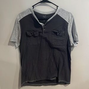 Modern Culture Grey/Dark Grey Henley